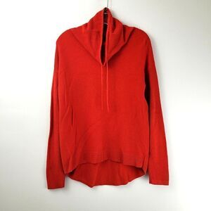 ELLIOT LAUREN burnt sienna cowl neck sweater